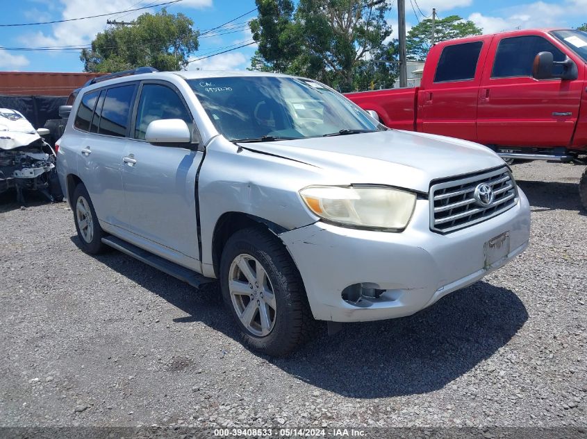 2009 Toyota Highlander VIN: JTEDS41A592076126 Lot: 39408533