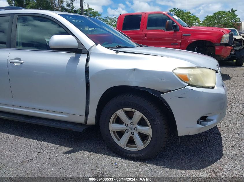 2009 Toyota Highlander VIN: JTEDS41A592076126 Lot: 39408533