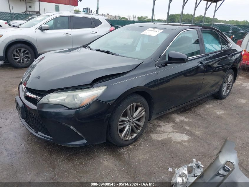 2016 Toyota Camry Se VIN: 4T1BF1FK7GU157755 Lot: 39408543