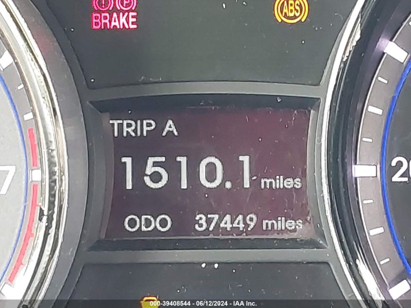 2013 Hyundai Sonata Limited VIN: 5NPEC4AC4DH572193 Lot: 39408544