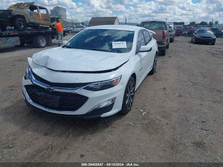 2021 Chevrolet Malibu Fwd Rs VIN: 1G1ZG5ST8MF034304 Lot: 39408547