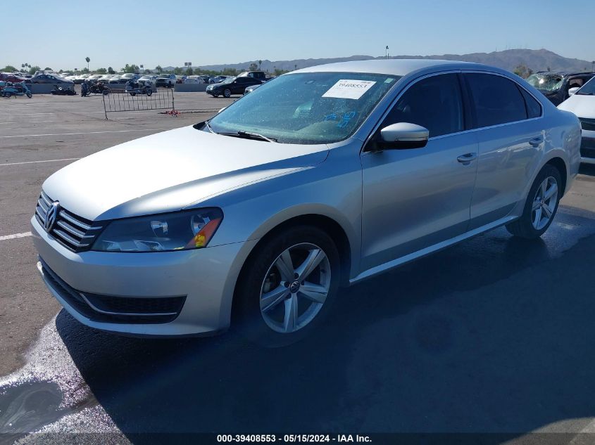 2014 Volkswagen Passat Se VIN: 1VWBP7A32EC008447 Lot: 39408553