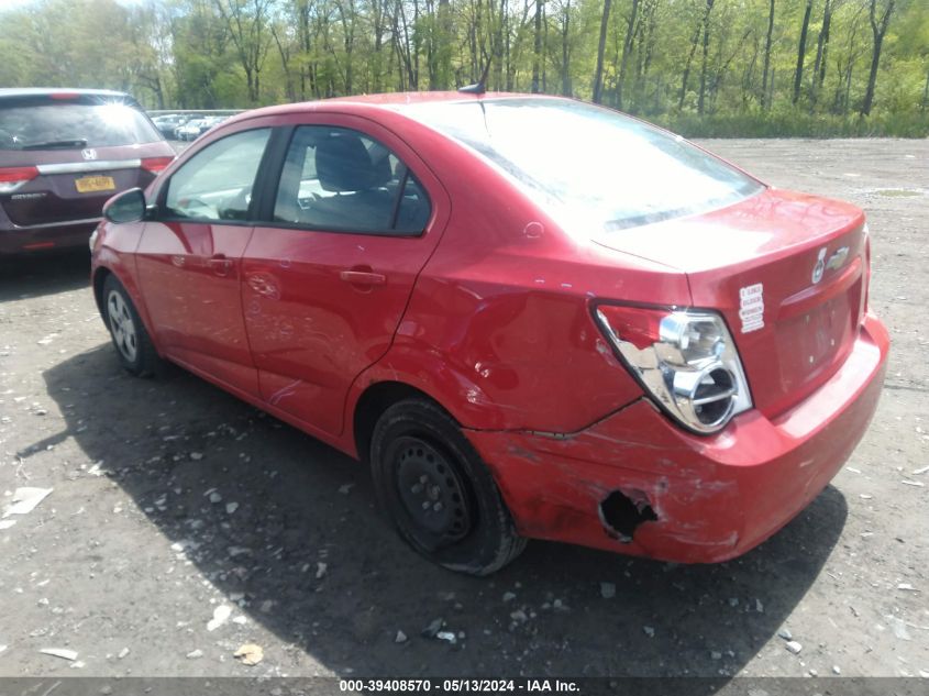 2013 Chevrolet Sonic Ls Auto VIN: 1G1JA5SGXD4178899 Lot: 39408570