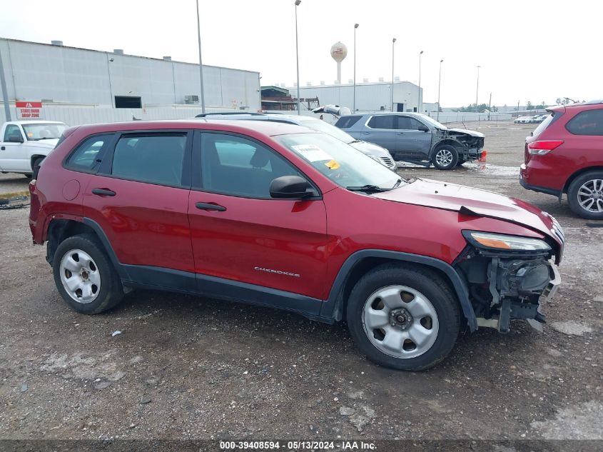 2015 Jeep Cherokee Sport VIN: 1C4PJLAB0FW731322 Lot: 39408594