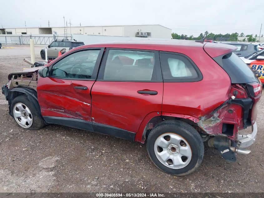 2015 Jeep Cherokee Sport VIN: 1C4PJLAB0FW731322 Lot: 39408594