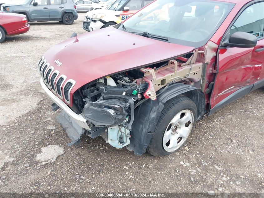 2015 Jeep Cherokee Sport VIN: 1C4PJLAB0FW731322 Lot: 39408594