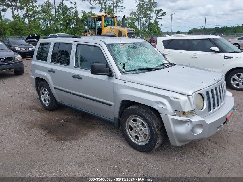 2008 Jeep Patriot Sport VIN: 1J8FT28W18D778567 Lot: 39408598