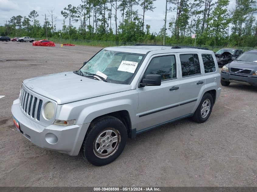 2008 Jeep Patriot Sport VIN: 1J8FT28W18D778567 Lot: 39408598