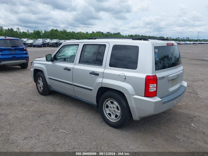 2008 Jeep Patriot Sport VIN: 1J8FT28W18D778567 Lot: 39408598