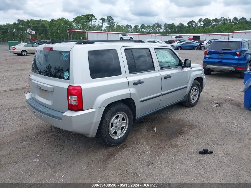 2008 Jeep Patriot Sport VIN: 1J8FT28W18D778567 Lot: 39408598