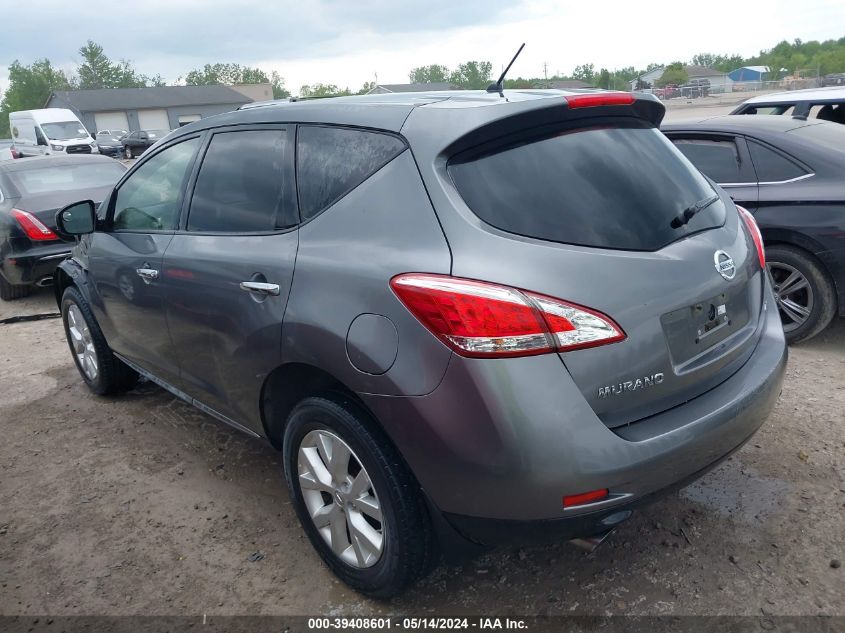 2014 Nissan Murano Le/S/Sl/Sv VIN: JN8AZ1MW5EW510710 Lot: 39408601