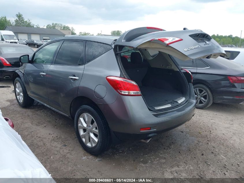 2014 Nissan Murano Le/S/Sl/Sv VIN: JN8AZ1MW5EW510710 Lot: 39408601