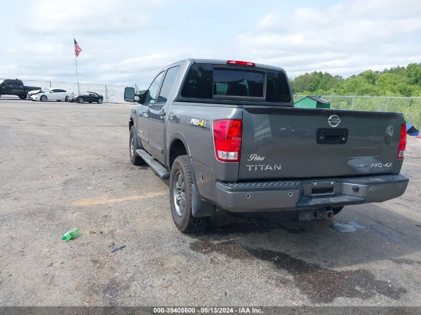 2015 Nissan Titan Pro-4X VIN: 1N6BA0EC3FN510537 Lot: 39408600