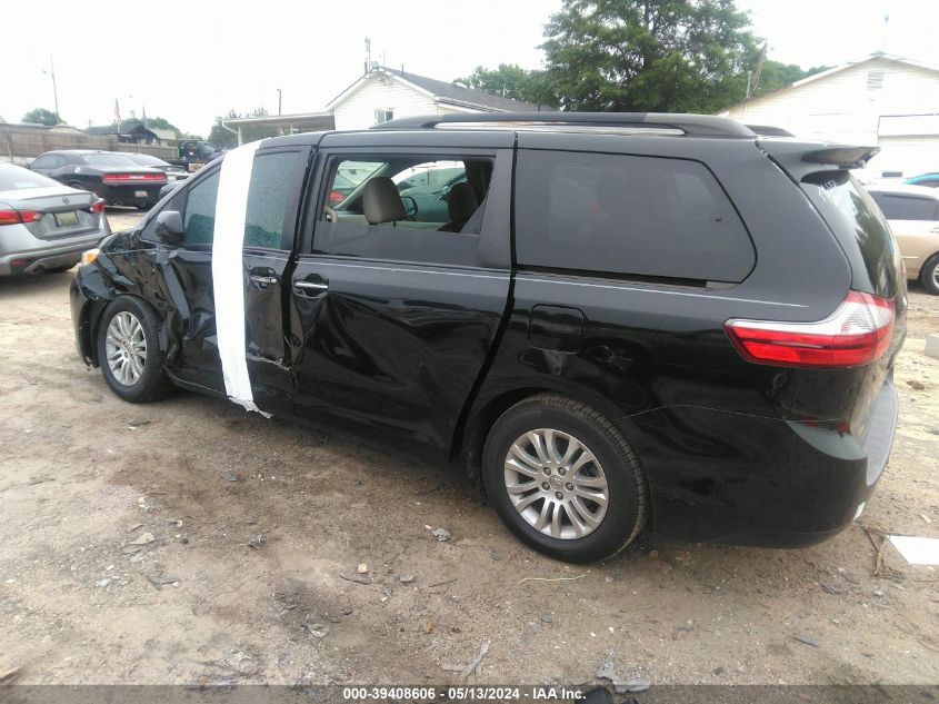 2015 Toyota Sienna Xle Premium 8 Passenger VIN: 5TDYK3DC6FS659953 Lot: 39408606