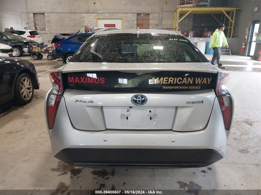 JTDKBRFUXJ3077573 2018 Toyota Prius Two