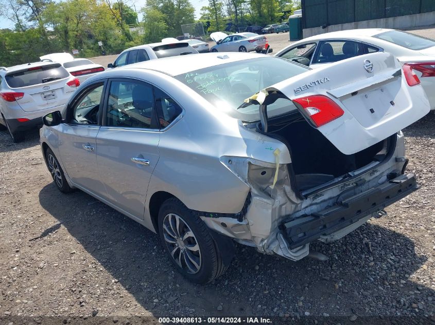 2017 Nissan Sentra Sv VIN: 3N1AB7AP3HY401257 Lot: 39408613