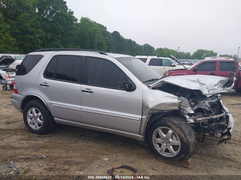 2004 Mercedes-Benz Ml 500 4Matic VIN: 4JGAB75E94A496357 Lot: 39408620