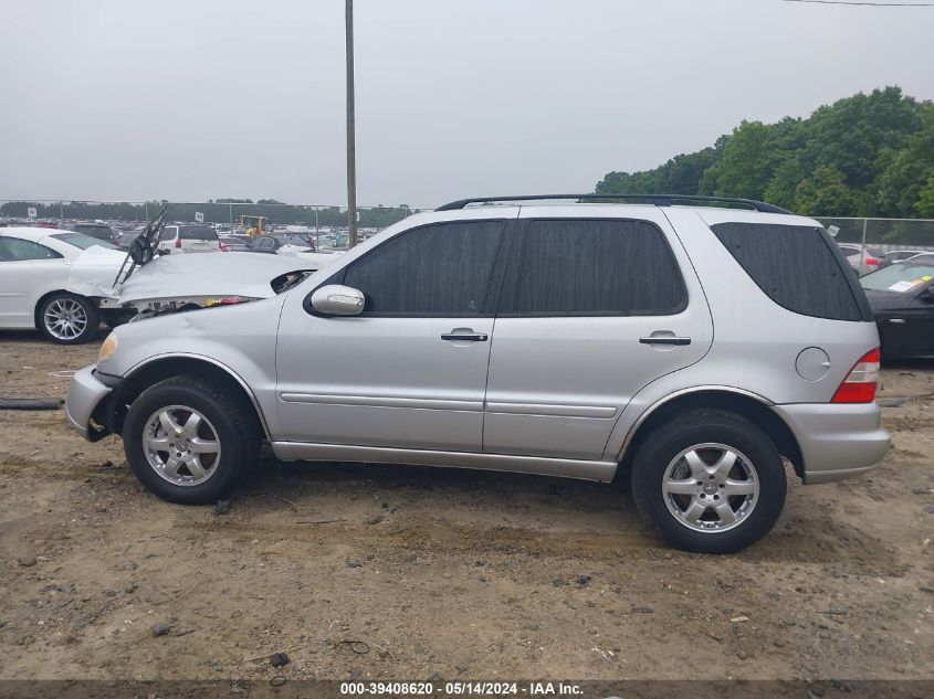 2004 Mercedes-Benz Ml 500 4Matic VIN: 4JGAB75E94A496357 Lot: 39408620