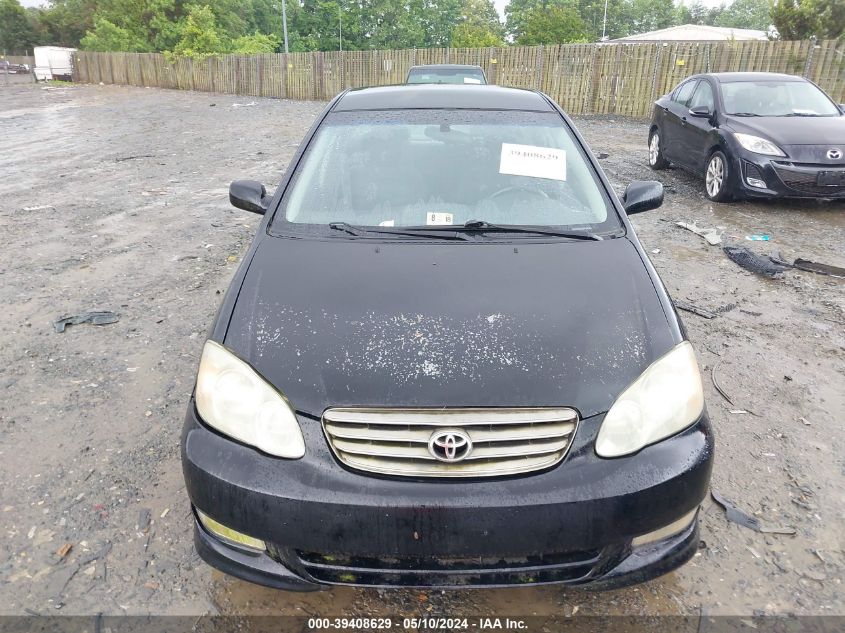 2003 Toyota Corolla S VIN: 1NXBR32EX3Z126545 Lot: 39408629