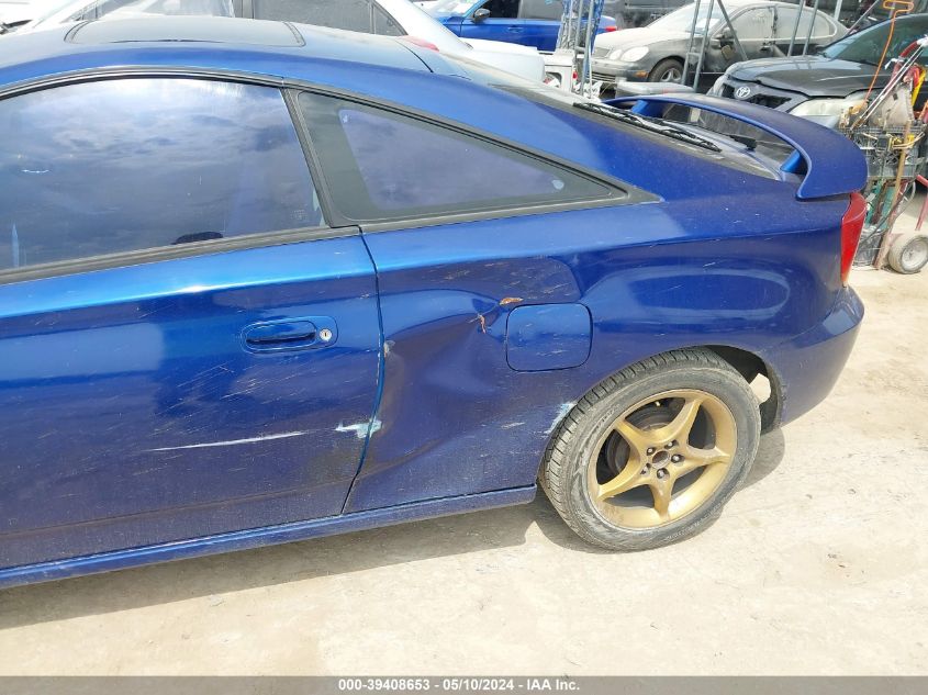 2002 Toyota Celica Gt VIN: JTDDR32T220129845 Lot: 39408653