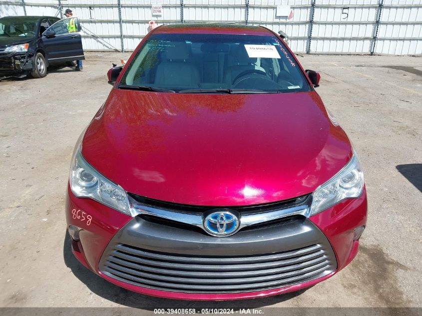 2015 Toyota Camry Hybrid Xle VIN: 4T1BD1FK0FU166379 Lot: 39408658