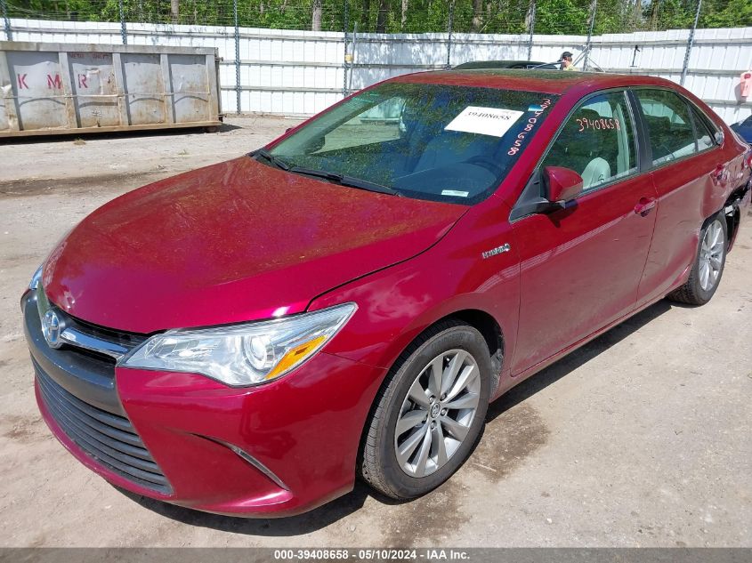 2015 Toyota Camry Hybrid Xle VIN: 4T1BD1FK0FU166379 Lot: 39408658