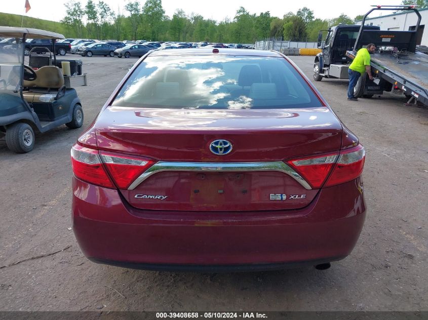 2015 Toyota Camry Hybrid Xle VIN: 4T1BD1FK0FU166379 Lot: 39408658