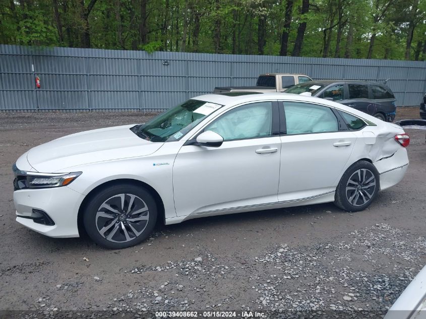 2022 Honda Accord Hybrid Ex-L VIN: 1HGCV3F59NA007728 Lot: 39408662