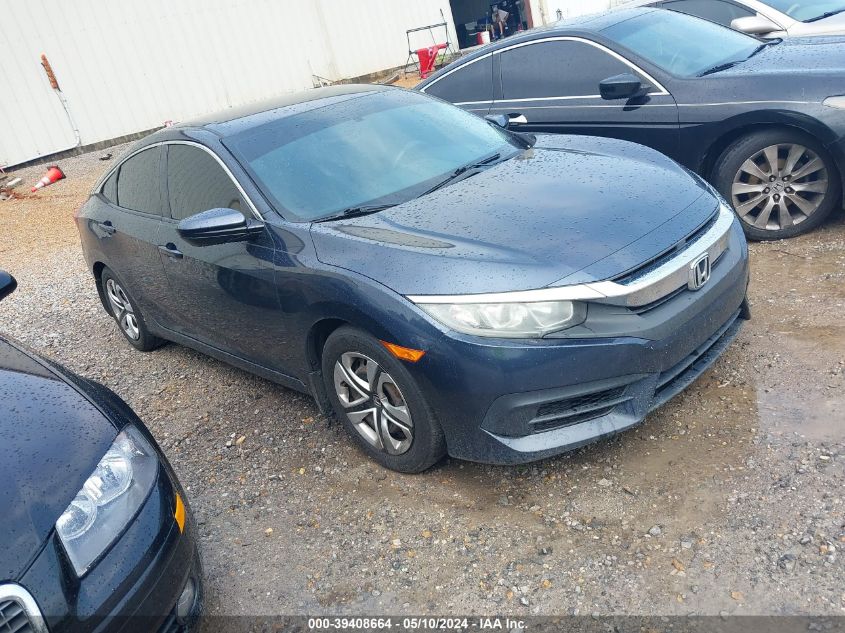 2016 Honda Civic Lx VIN: 19XFC2F50GE045411 Lot: 39408664