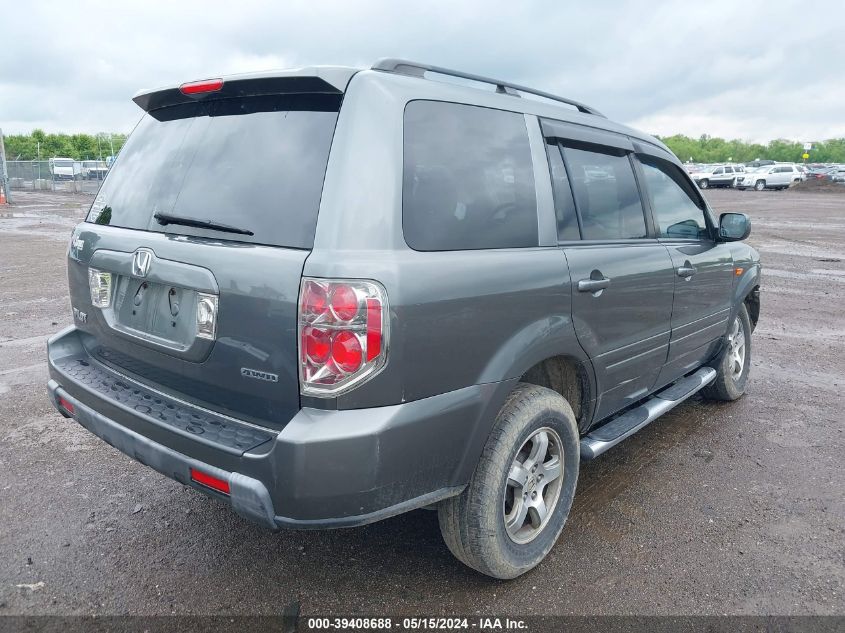 2008 Honda Pilot Se VIN: 5FNYF183X8B042064 Lot: 39408688