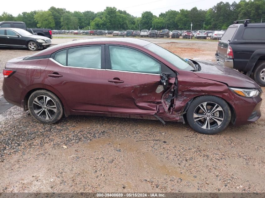 2021 Nissan Sentra Sv Xtronic Cvt VIN: 3N1AB8CV0MY268226 Lot: 39408689