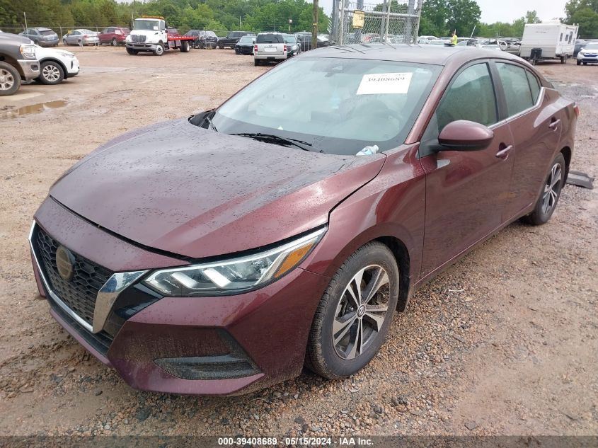 2021 Nissan Sentra Sv Xtronic Cvt VIN: 3N1AB8CV0MY268226 Lot: 39408689