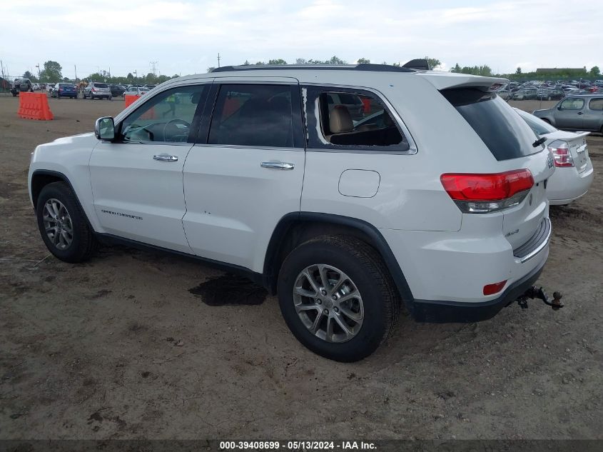 2014 Jeep Grand Cherokee Limited VIN: 1C4RJFBG4EC173172 Lot: 39408699