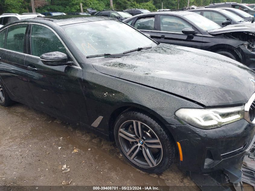 2022 BMW 530 I xDrive VIN: WBA13BJ09NCJ34546 Lot: 39408701