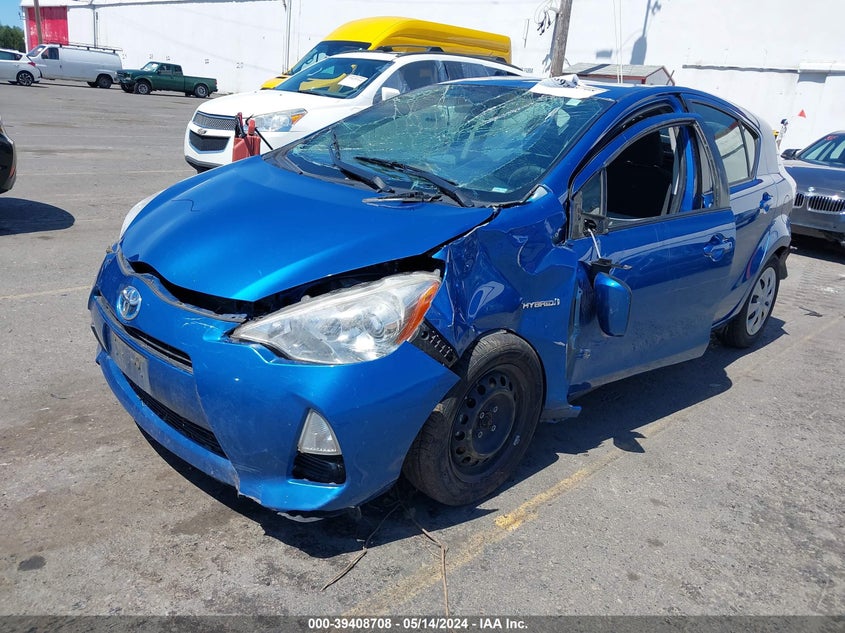 2012 Toyota Prius C Two VIN: JTDKDTB39C1526812 Lot: 39408708
