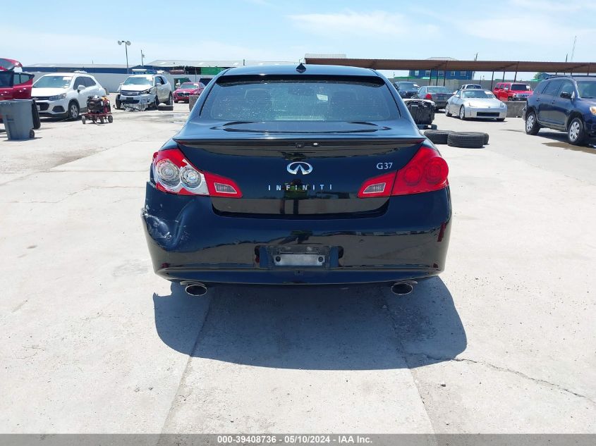 2010 Infiniti G37 Journey VIN: JN1CV6AP6AM407671 Lot: 39408736