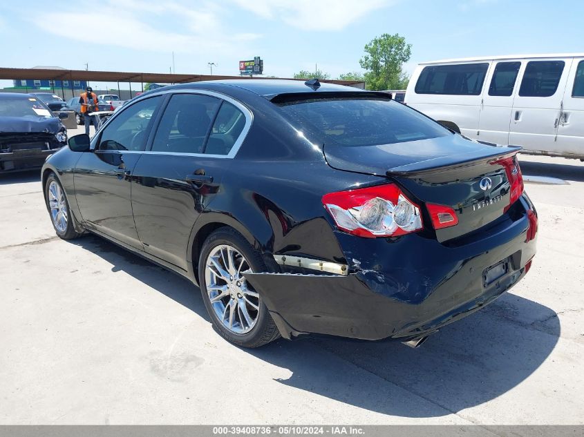 2010 Infiniti G37 Journey VIN: JN1CV6AP6AM407671 Lot: 39408736