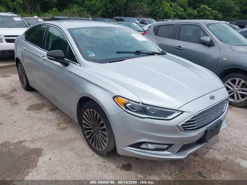 2017 Ford Fusion Titanium VIN: 3FA6P0K91HR142795 Lot: 39408740