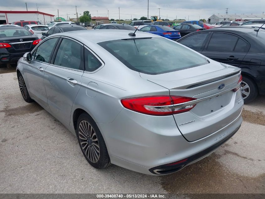 2017 Ford Fusion Titanium VIN: 3FA6P0K91HR142795 Lot: 39408740