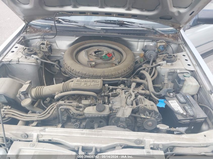 1988 Subaru Gl 4Wd VIN: JF2AN53B8JF425126 Lot: 39408742