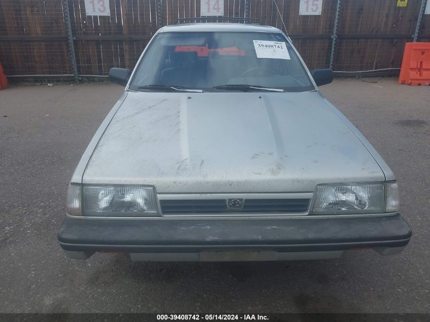 1988 Subaru Gl 4Wd VIN: JF2AN53B8JF425126 Lot: 39408742