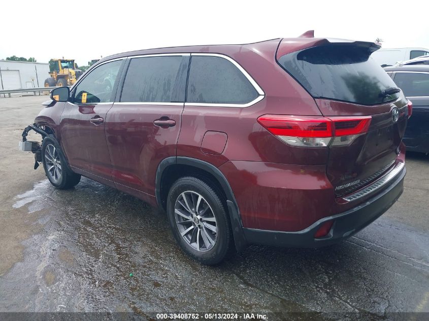 2017 Toyota Highlander Xle VIN: 5TDKZRFH6HS213382 Lot: 39408752