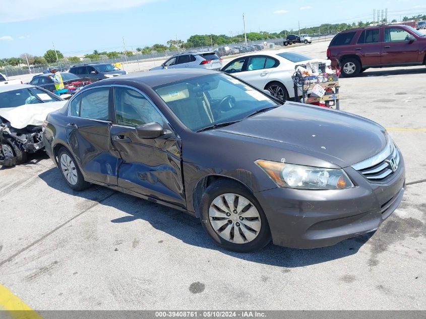 2012 Honda Accord 2.4 Lx VIN: 1HGCP2F38CA111322 Lot: 39408761