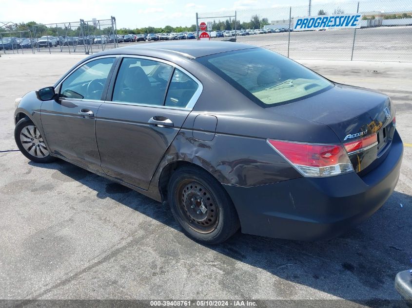 2012 Honda Accord 2.4 Lx VIN: 1HGCP2F38CA111322 Lot: 39408761