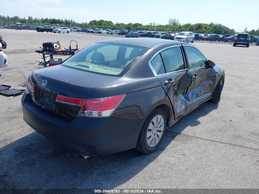 2012 Honda Accord 2.4 Lx VIN: 1HGCP2F38CA111322 Lot: 39408761