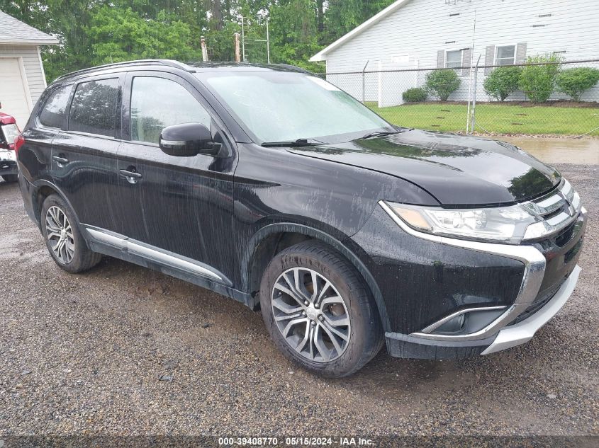 2016 Mitsubishi Outlander Sel VIN: JA4AZ3A33GZ037676 Lot: 39408770