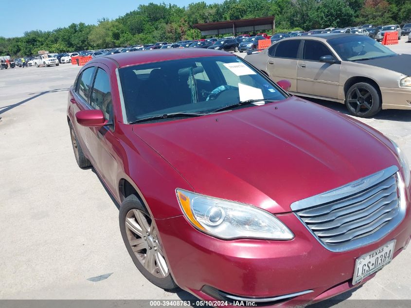 2013 Chrysler 200 Lx VIN: 1C3CCBAB8DN761257 Lot: 39408783