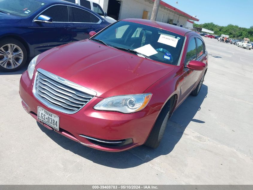 2013 Chrysler 200 Lx VIN: 1C3CCBAB8DN761257 Lot: 39408783