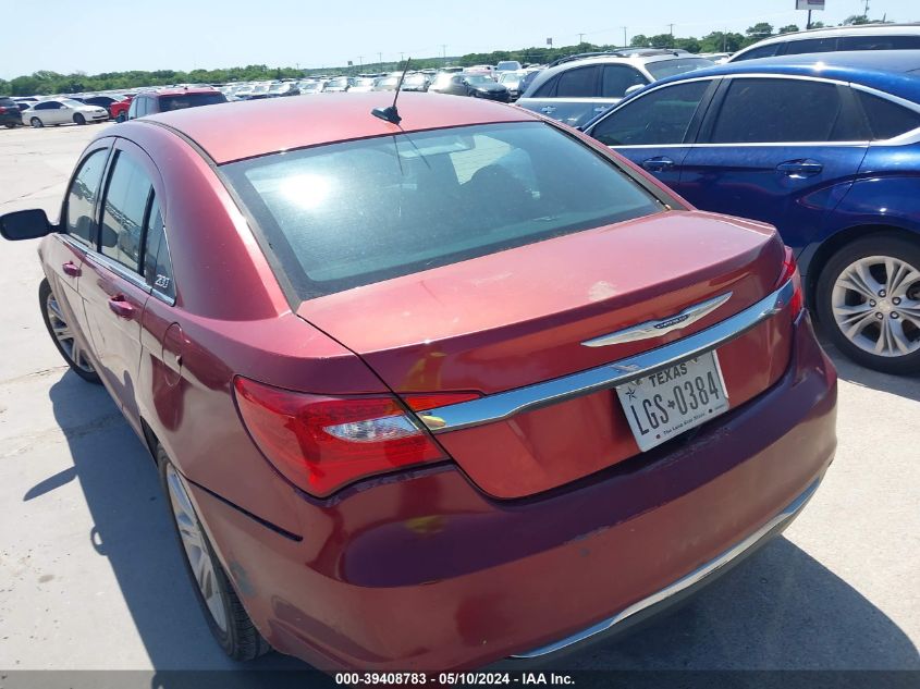 2013 Chrysler 200 Lx VIN: 1C3CCBAB8DN761257 Lot: 39408783