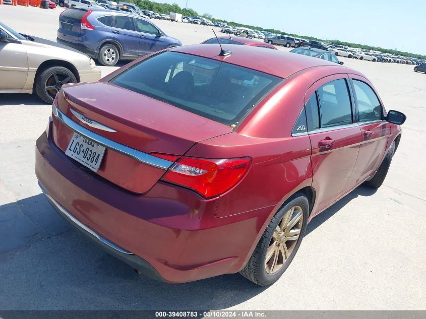 2013 Chrysler 200 Lx VIN: 1C3CCBAB8DN761257 Lot: 39408783